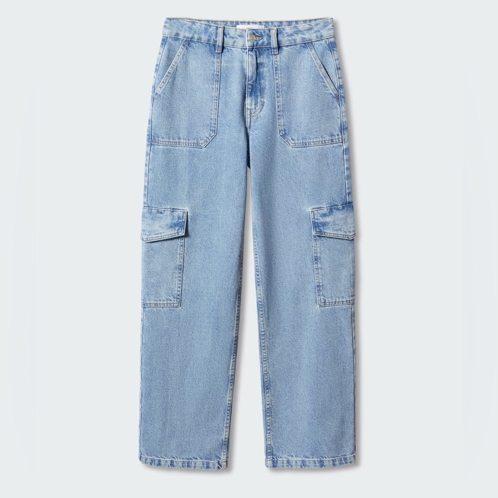 Mango Pocket Cargo Jeans